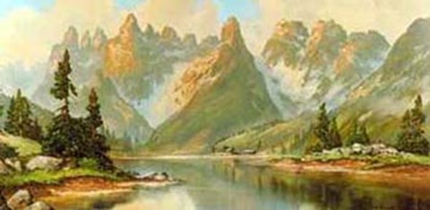 Framed Dolomiten Print