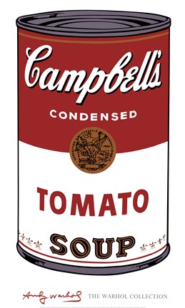 Framed Campbell&#39;s Soup I (Tomato), 1968 Print