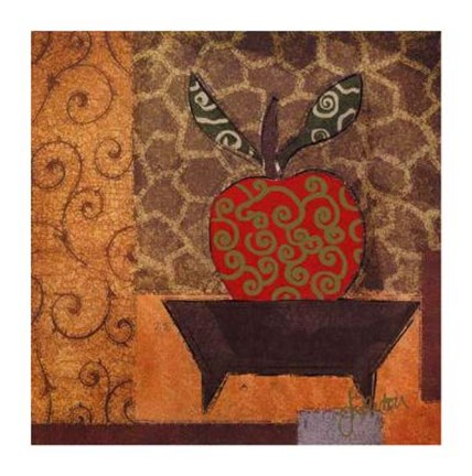 Framed Apple A Day Print