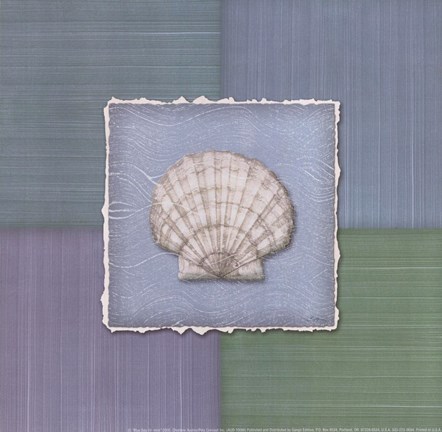 Framed Blue Sea III - Mini Print