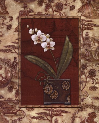 Framed Osaca Floral II Print