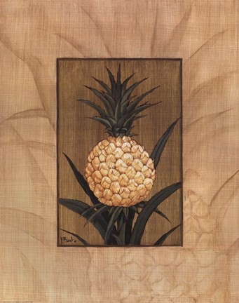 Framed Sugar Loaf Pineapple Print