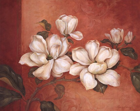 Framed Magnolias - Mini Print