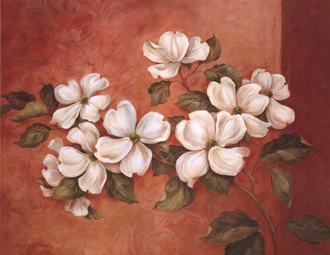 Framed Dogwoods - Mini Print