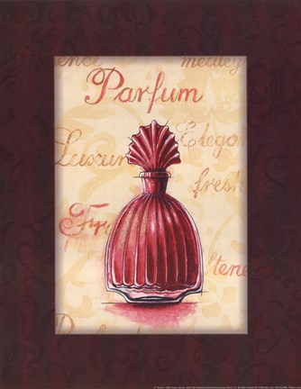 Framed Parfum II Print