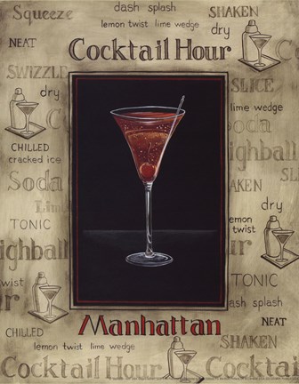 Framed Manhattan - Mini Print