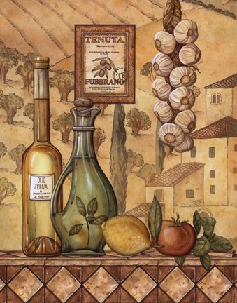 Framed Flavors Of Tuscany IV - Mini Print
