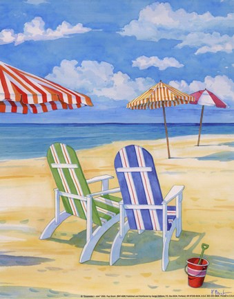 Framed Oceanside I - Mini Print