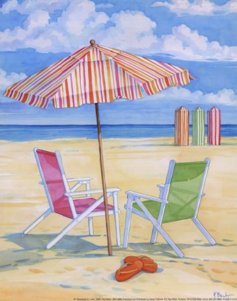 Framed Oceanside III - Mini Print