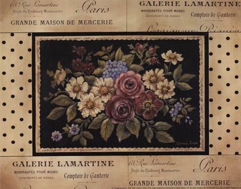 Framed Vintage Bouquet II - Mini Print