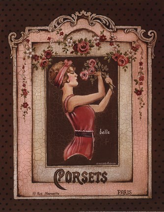Framed Corsets I - Mini Print