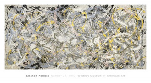 Framed Number 27, 1950 Print