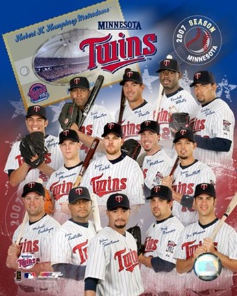 Framed Twins - 2007 Team Composite Print
