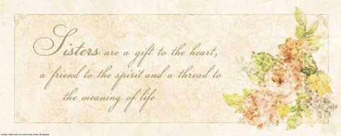 Framed Sister Rose Panel Print