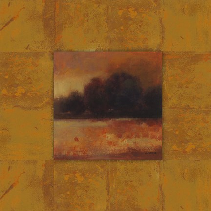 Framed Amber Lake II Print