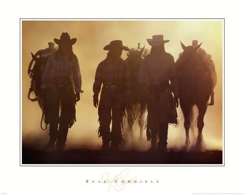 Framed Real Cowgirls Print