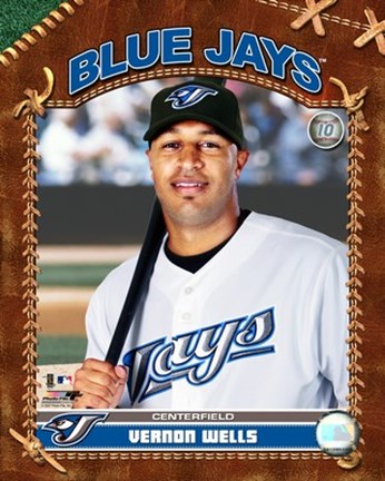 Framed Vernon Wells - 2007 Studio Plus Print