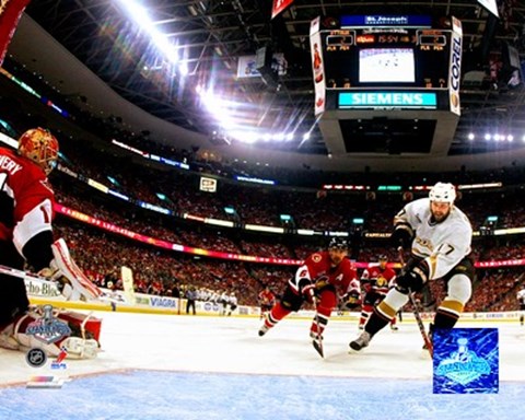 Framed Dustin Penner - 2007 Stanley Cup / Game 4 Goal (#11) Print