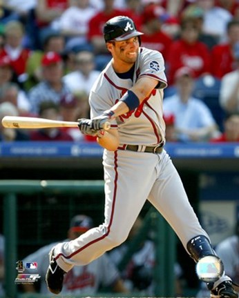 Jeff Francoeur - 2007 Batting Action Fine Art Print by Unknown at