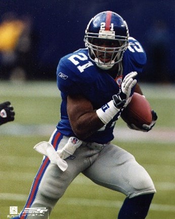 Framed Tiki Barber - Action Print