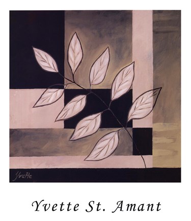 Framed Frozen Impression I Print