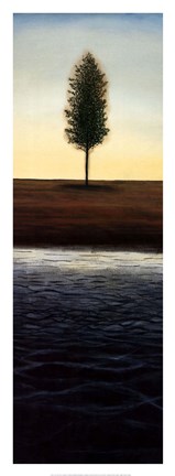 Framed Across The Water I Print