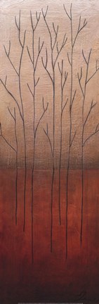 Framed Branch Rouge II Print