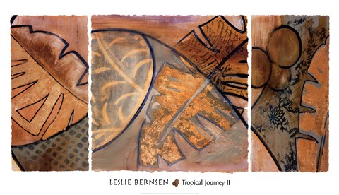 Framed Tropical Journey II Print