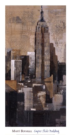 Framed Empire State Building Print