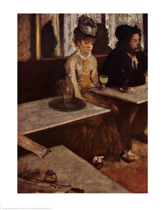 Framed Absinthe Drinker Print