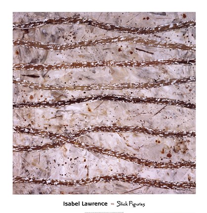 Framed Stick Figures Print