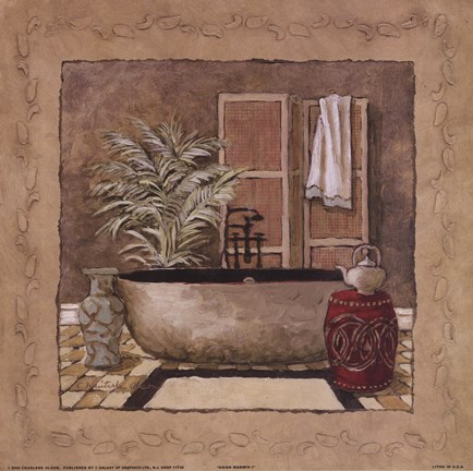 Framed Asian Warmth I Print