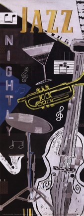 Framed Jazz Nightly Print