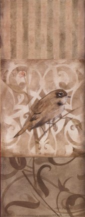 Framed Song Bird I Print