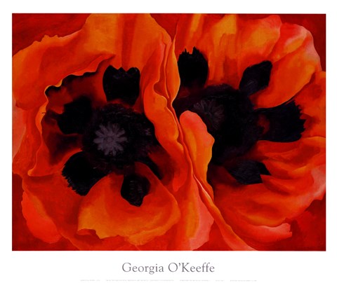 Framed Oriental Poppies Print