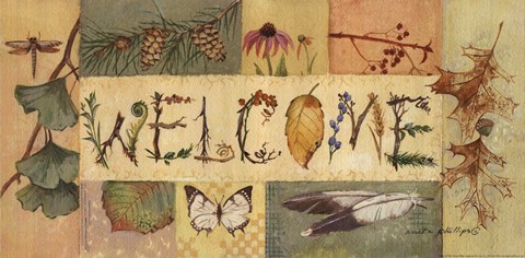 Framed Welcome Print