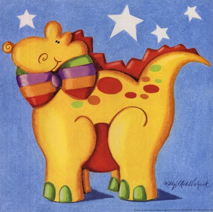 Framed Stegosaurus Print