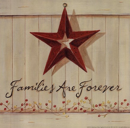 Framed Families Are Forever - Star Print