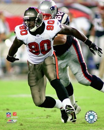 Framed Gaines Adams - 2007 Action Print