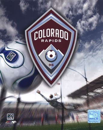 Framed Colorado Rapids Team Logo (2007) Print