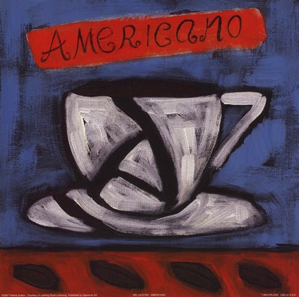 Framed Americano Print