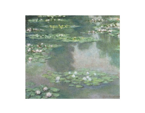 Framed Water Lilies (I), 1905 Print