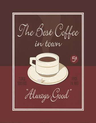 Framed Best in Town Print