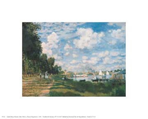 Framed Le Bassin d'Argenteuil Print