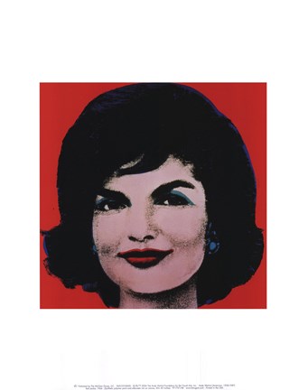 Framed Red Jackie, 1964 Print