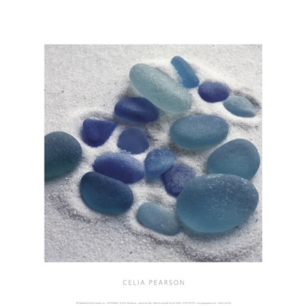 Framed Spanish Sea Glass Print