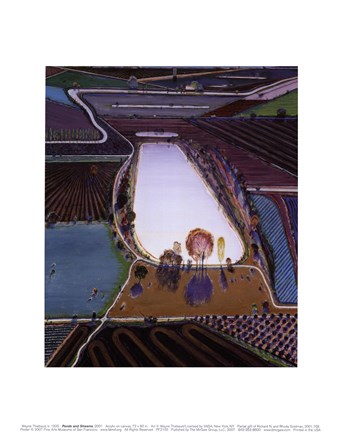 Framed Ponds and Streams Print