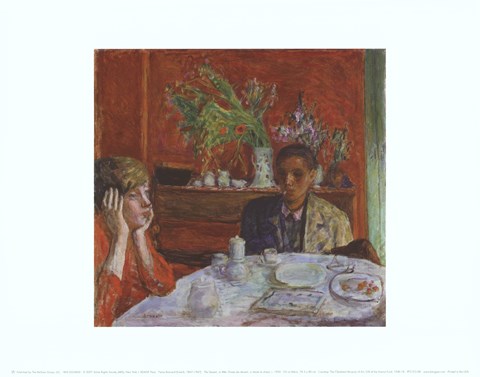 Framed Dessert, or After Dinner, c. 1920 Print