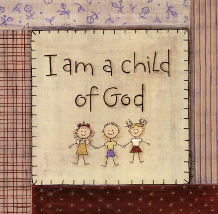 Framed I am a Child of God Print