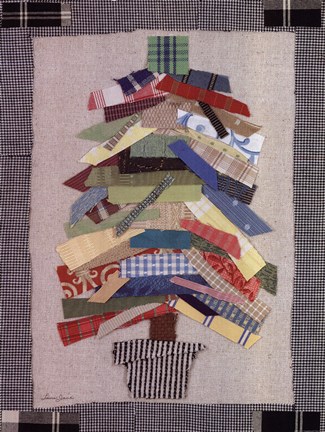 Framed Tree with B&amp;W Border Print